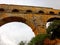 Europe, Occitanie, Gard, The Roman aqueduct of Pont du Gard in the south of France