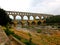 Europe, Occitanie, Gard, The Roman aqueduct of Pont du Gard in the south of France