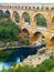 Europe, Occitanie, Gard, The Roman aqueduct of Pont du Gard in the south of France