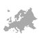 Europe pixel vector map. Square dot pixel Europe map background