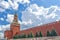 Europe. Russia. Moscow. Moscow Kremlin on a clear summer day