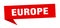europe sticker. europe signpost pointer sign.