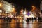 Europe travel Christmas illuminations city people