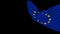 Europe Union Waving Realistic Flag