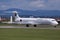 European Air Charter MD-82 airplane taking off