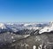 European alps in winter