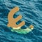European Currency Euro Symbol Going Under 3d Illustration