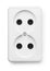 European double socket outlet