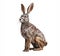 The European hare Lepus europaeus
