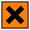 European hazard symbol irritant
