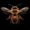 European Honey Bee Insect Macro