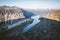 European man on Trolltunga in Norway