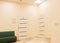 European medical clinic empty hallway simple interior