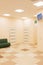 European medical clinic empty hallway simple interior
