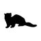 European Mink Silhouette