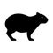 European rabbit Isolated Vector icon that can be easily modified or edited