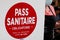 European sanitary pass in france sanitaire pass with QR code compulsory to access the