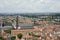 European skyline of heidelberg city .