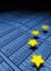 European stars over the spreadsheet