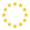 European stars symbol icon