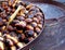 European street food â€“ big and sweet baked chestnuts