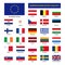 European Union country flags 2014