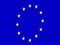 European Union EU. Waving flag of the European Union EU. Illustration of the flag of the European Union EU. Video