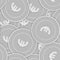 European Union Euro silver coins seamless pattern