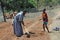 European volunteers for self-sustaining food in the Village of P