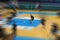 Europen basketball motion blur background