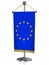 Europena Union table flag