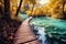 Europes renowned Plitvice Lakes National Park, Croatia, boasts breathtaking natural beauty
