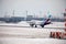 Eurowings Airbus A319-100 D-AGWU plane landed on runway
