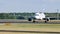 Eurowings Airbus landing on Schiphol Amsterdam Airport, AMS