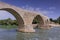 Eurymedon rocky bridge over the river near Aspendos, Pamphylia, Turkey