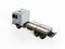 Ev logistic trailer truck or electric vehicle lorry with pack of battery cells module