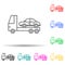 evacuator multi color style icon. Simple thin line, outline vector of cars service and repair parts icons for ui and ux, website
