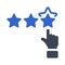 Evaluation by rating icon