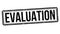 Evaluation sign or stamp