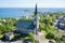 Evangelical Lutheran Church of Hanko on a sunny June day. Finland