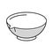 evaporating dish chemical glassware lab color icon vector illustration