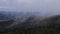 Evaporation of moisture from forests after recent rains. Fog rolling over the JeÅ¡tÄ›d ridge