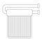 evaporator icon vector