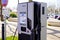 Evbox electric car ev charging station park automobile electric vehicle supply