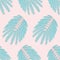 Even Pinnated Leaves Seamless Vector Pattern