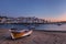 Evening above the village of fishermen, Ferragudo.