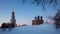 Evening Assumption Cathedral in Ryazan