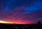 Evening Cloudscape in the City