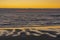 Evening Colors on the Sand and Sky