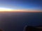 evening full of colours from the airplane